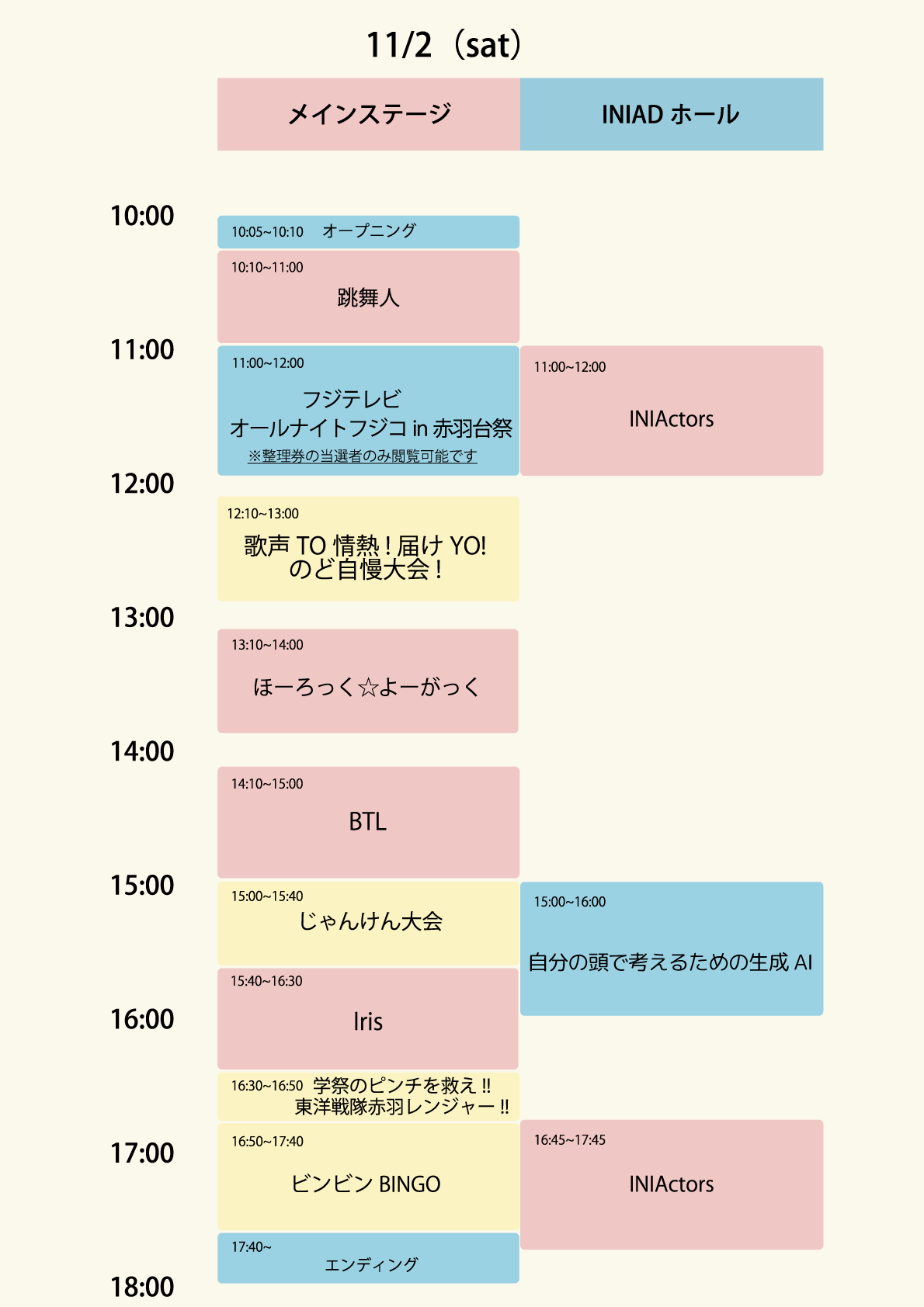 timetable