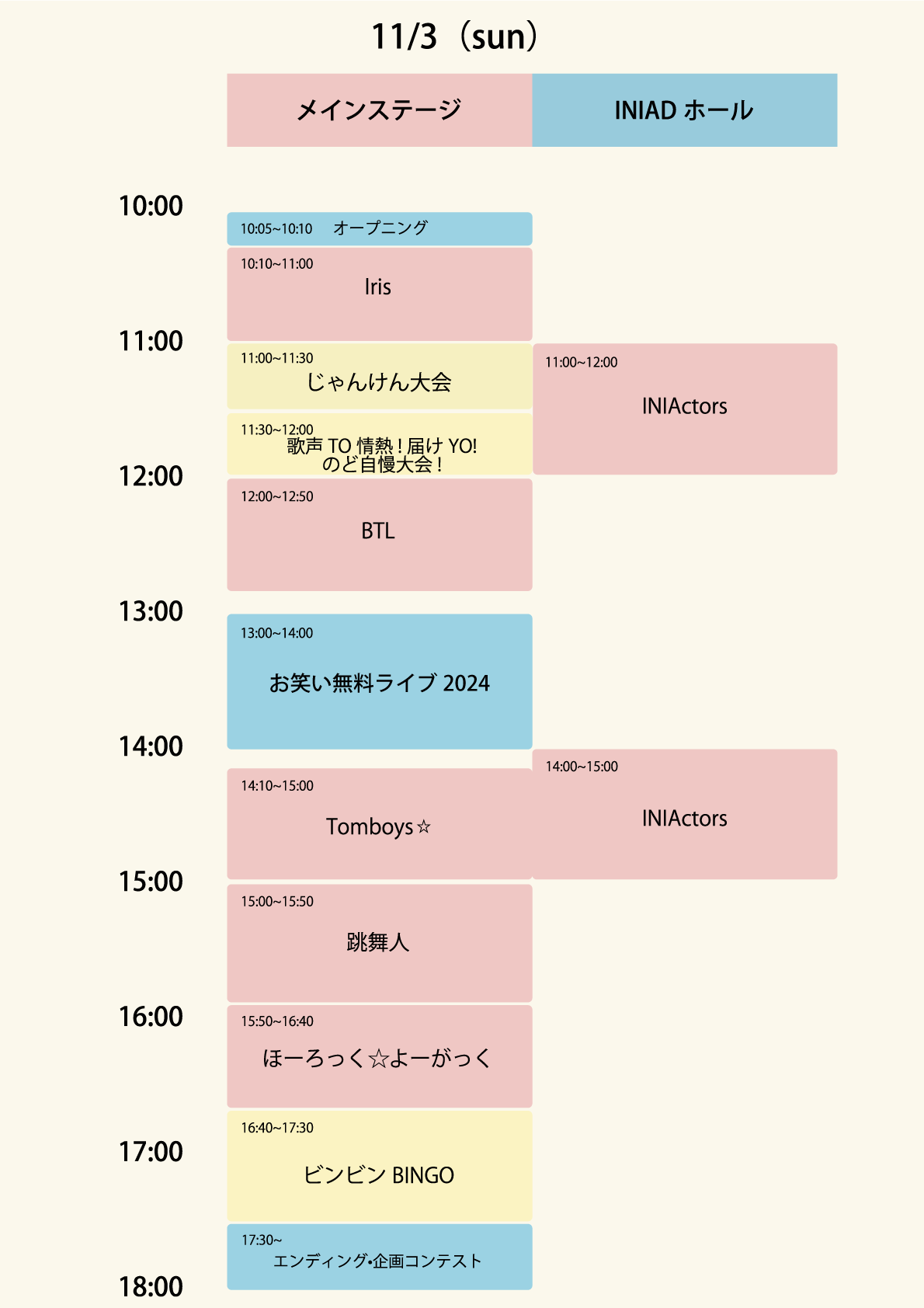 timetable